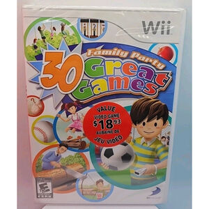 Family Party: 30 Great Games (Nintendo Wii, 2008) New Sealed